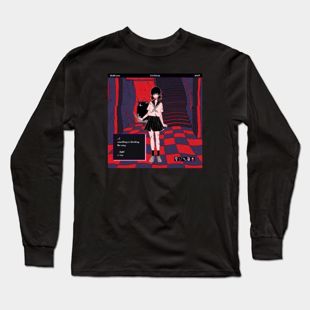 Girl with scissors Long Sleeve T-Shirt by TVCHANY